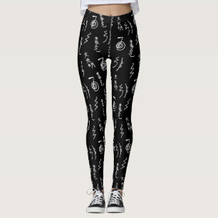 Reiki Symbols Patroon - Reiki Healing Leggings