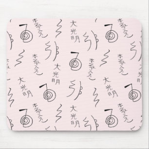 Reiki Symbols Patroon - Reiki Healing Muismat