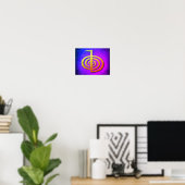 Reiki Symbool CHO KU REI POSTER PAPER MATTE (Thuiskantoor)