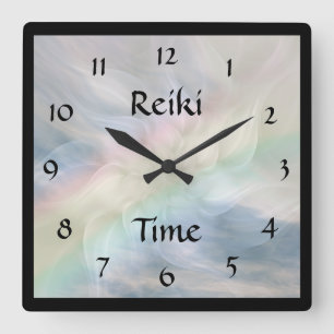 Reiki Time Vierkante Klok