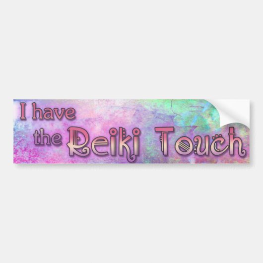 Reiki Touch Bumpersticker (Voorkant)