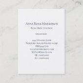 *~* Reiki Universe Flower of Life Yoga Astrology Visitekaartje (Achterkant)