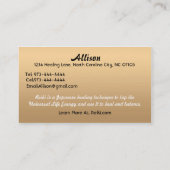 Reiki visitekaartjes (Achterkant)