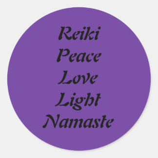 Reiki Vrede Liefde Licht Namaste Sticker