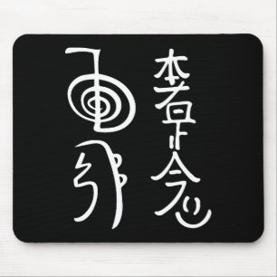 Reiki Wer-symbolen shirt Reiki-energie spirituele Muismat