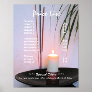 Reiki yoga holistische gezondheidslijst poster