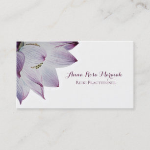 *~* Reiki Yoga Lotus Energy Healer Light Fled Visitekaartje