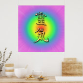 reikisymbool chakra 1 poster (Keuken)