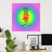 reikisymbool chakra 1 poster (Thuiskantoor)