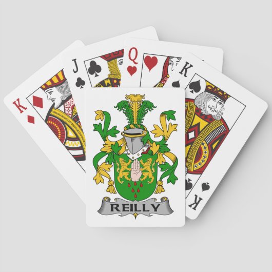 Reilly Family Crest Pokerkaarten (Achterkant)
