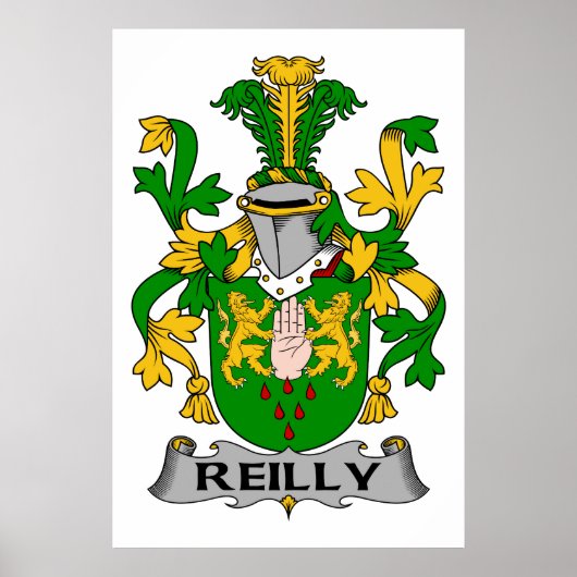 Reilly Family Crest Poster (Voorkant)