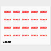 Reilly Stamp Ronde Sticker (Vel)