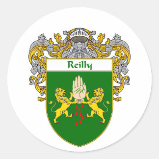 Reilly Wapenschild (Gemanteld) Ronde Sticker