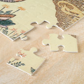 Reimage Hokusai's Japanse vrouw kersenboom Legpuzzel (Zijkant)