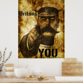 Reimaginé Lord Kitchener veut vous poster (Cuisine)