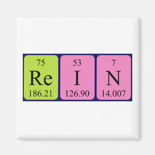 Rein periodieke lijstnaam magnet magneet