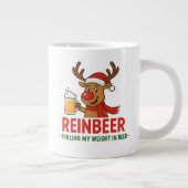 Reinbeer Funny Christmas Reindeer Beer Mug (Droite)