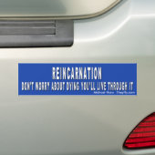 Reincarnatie-Bumpersticker Bumpersticker (Op auto)