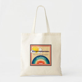 Reïncarnatie Eco-vriendelijke humoristische Tote Bag
