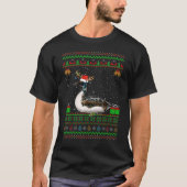 Reindebaars Santa Hat Matching Ugly Loon Bird Chri T-shirt (Voorkant)