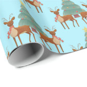 Reindedarm met Kerstmis Cadeaupapier (Rol Hoek)