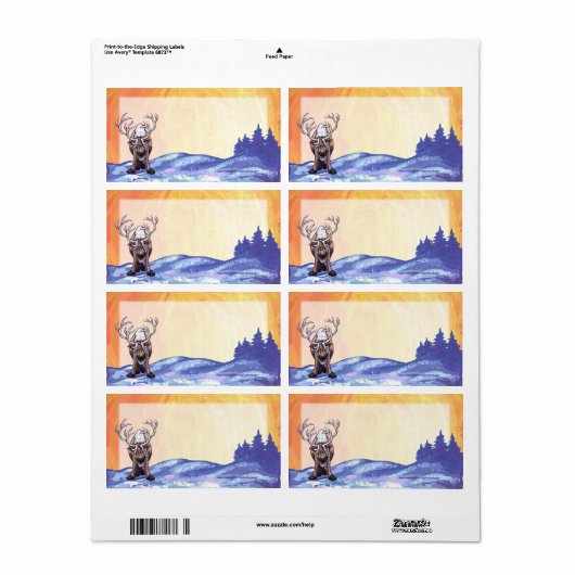 Reindedarserij Etiket (Full Sheet)