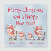 Reindeder Personnaliser la famille Joyeux Magnet d (Devant)