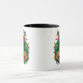 Reindeer an wreath Mug Mok (Midden)