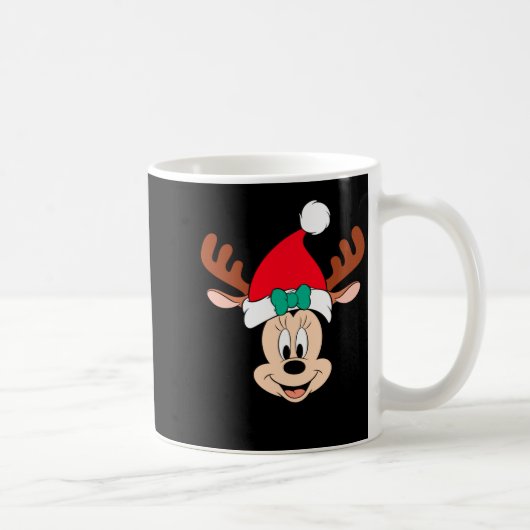 Reindeer Antlers Santa Hat  Koffiemok (Rechts)