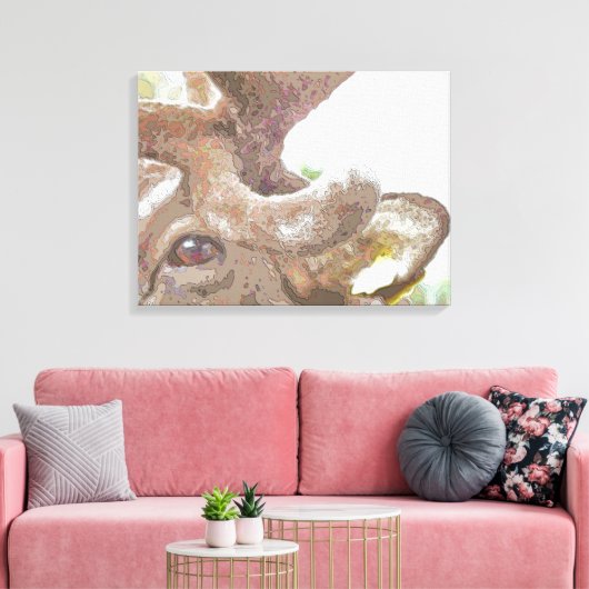 REINDEER CANVAS AFDRUK (Insitu (Woonkamer))