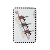 Reindeer Chorus Line Bath Mat (Voorkant Verticaal)