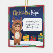 Reindeer Christmas Ornament (Links)