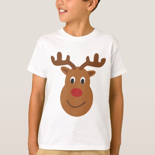 Reindeer Christmas T-shirt (Devant)