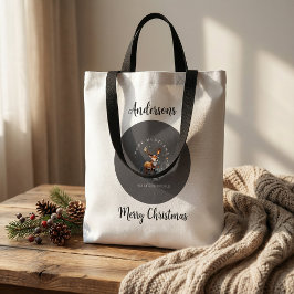 Reindeer christmas tote bags girly festive draagtas