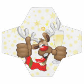 Reindeer Drunk Funny Caractère de Noël (Plat)