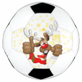 Reindeer Drunk Funny Caractère de Noël (Devant)