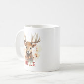 Reindeer Face Christmas Mug (Devant gauche)