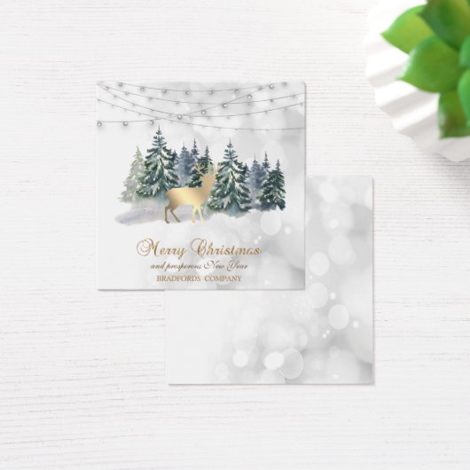 Reindeer, Forêt, Éclairage à cordes Bokeh (Bureau)