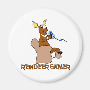 Reindeer Gamer Magneet