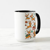 Reindeer Games – Christmas Cartoon Mug (Devant droit)