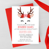 Reindeer Games Fête Invitation
