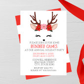 Reindeer Games Fête Invitation