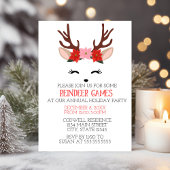 Reindeer Games Fête Invitation