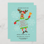 Reindeer Games Fête Invitations (Devant / Derrière)
