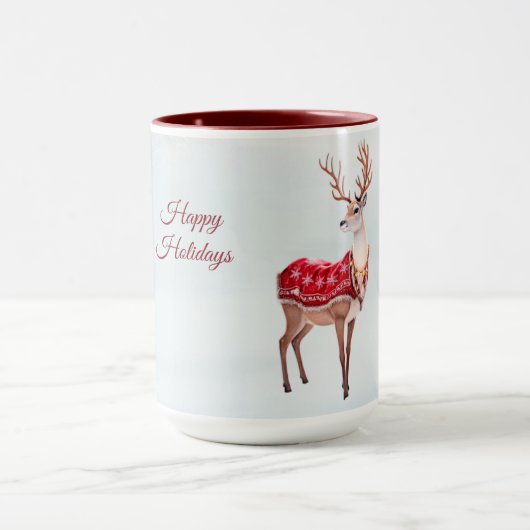 Reindeer Holiday Mug (Centre)