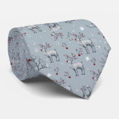 Reindeer Holiday Neck Tie Stropdas (Opgerold)
