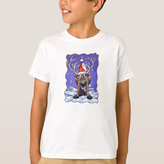Reindeer Holiday T-shirt (Voorkant)