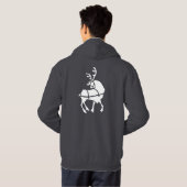 Reindeer Hoodie Sweatshirt (Achterkant volledig)