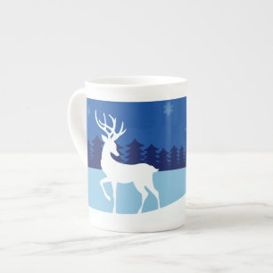 Reindeer Illustratie aangepaste naam mok