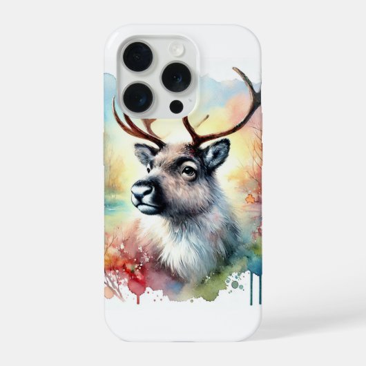 Reindeer in a Colorful Wilderness 120724AREF123 -  (Verso)